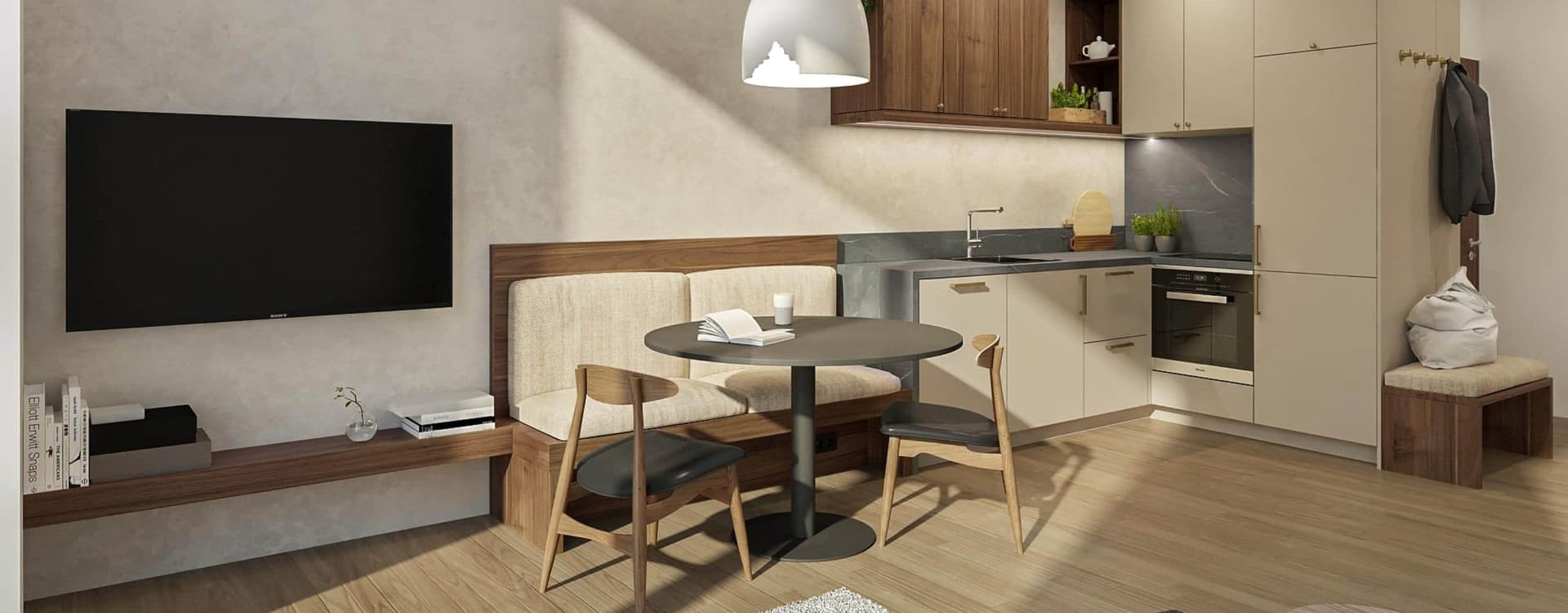 Walden Apartments Concept - Interior living space