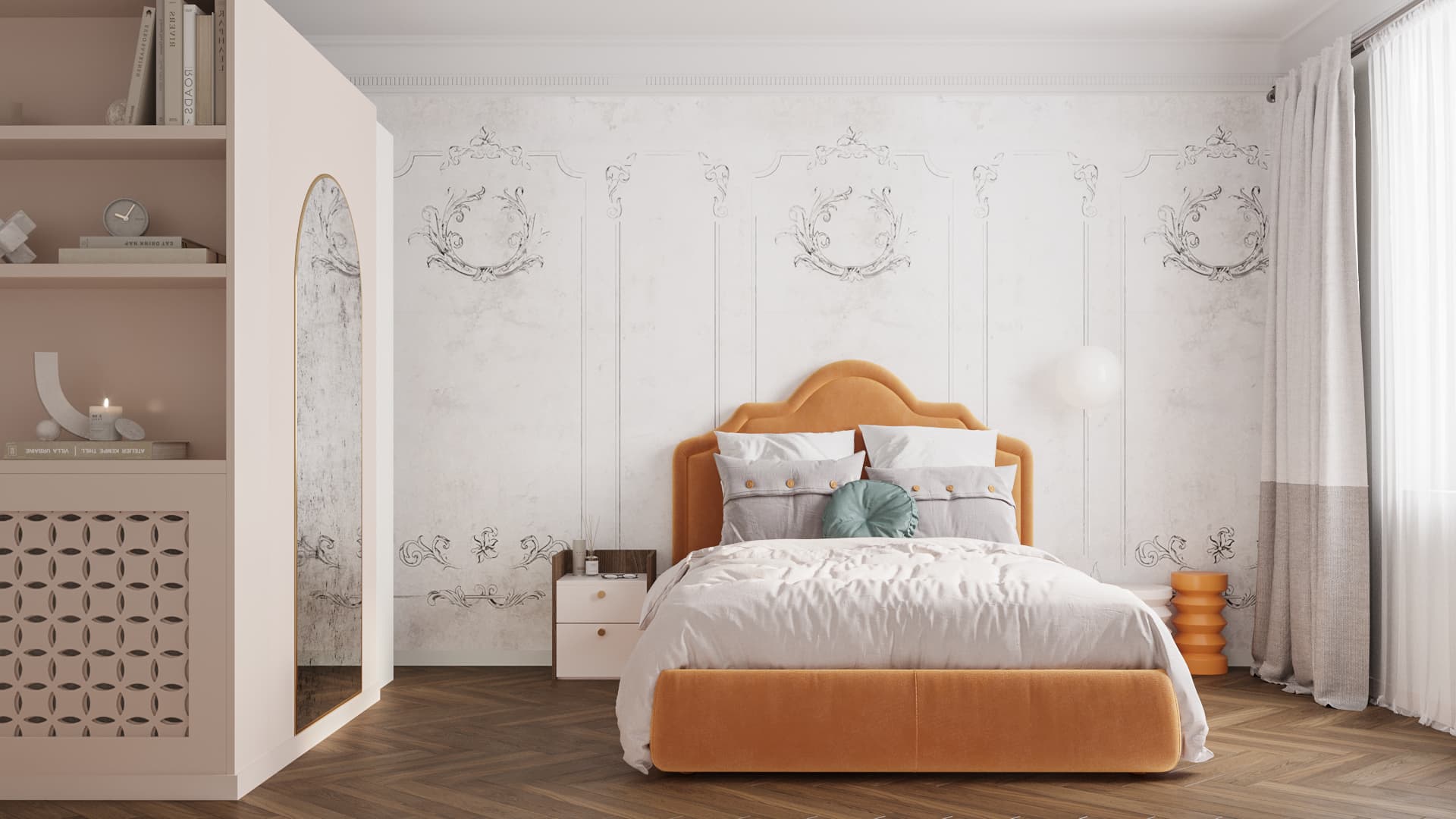 Chic Parisien Apartment - Bedroom Noemie view 1