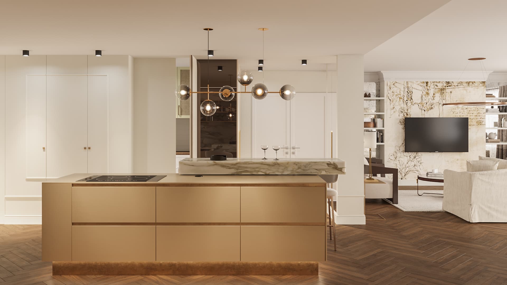 Chic Parisien Apartment - Kitchen detail 2
