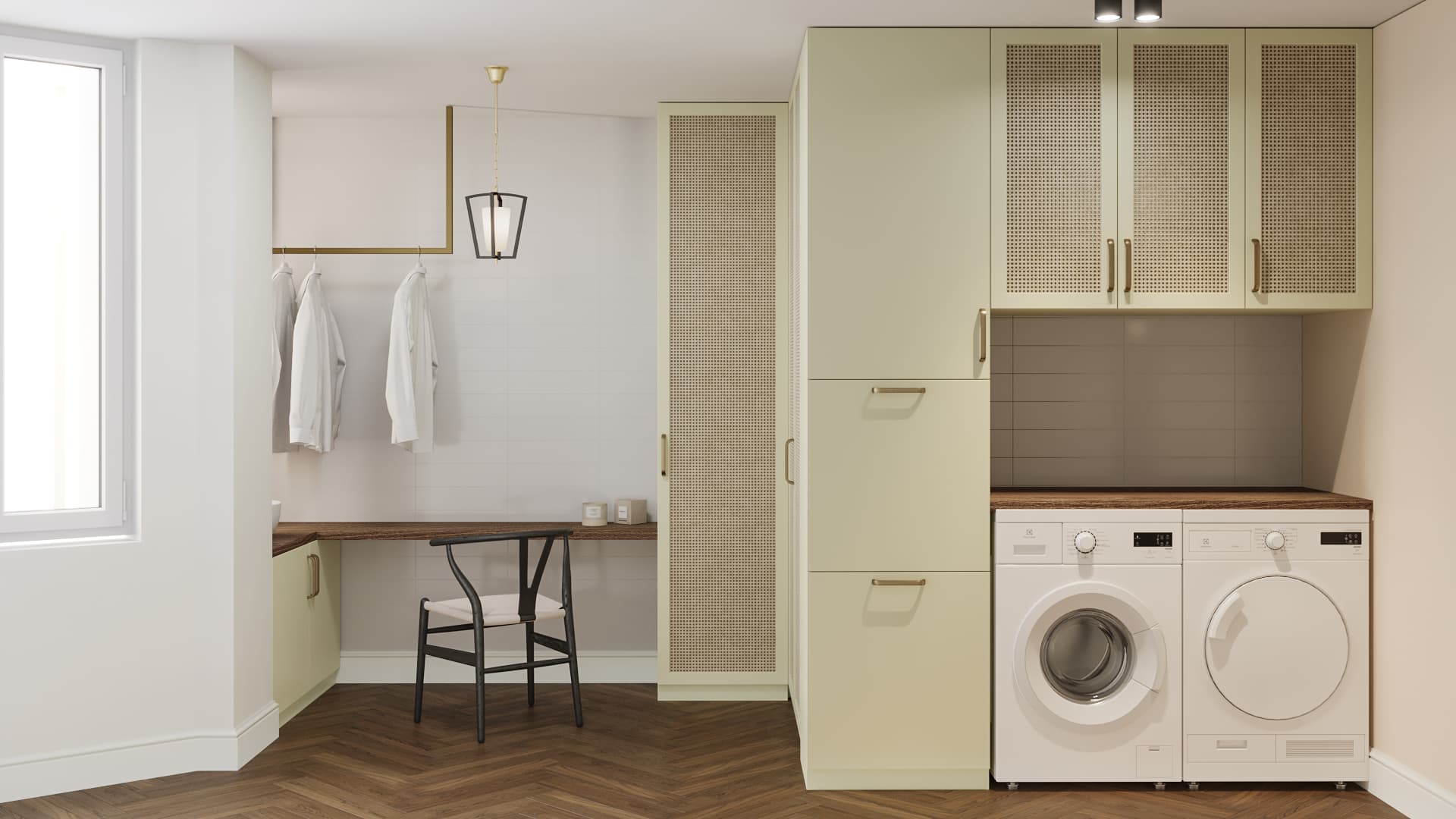 Chic Parisien Apartment - Laundry room
