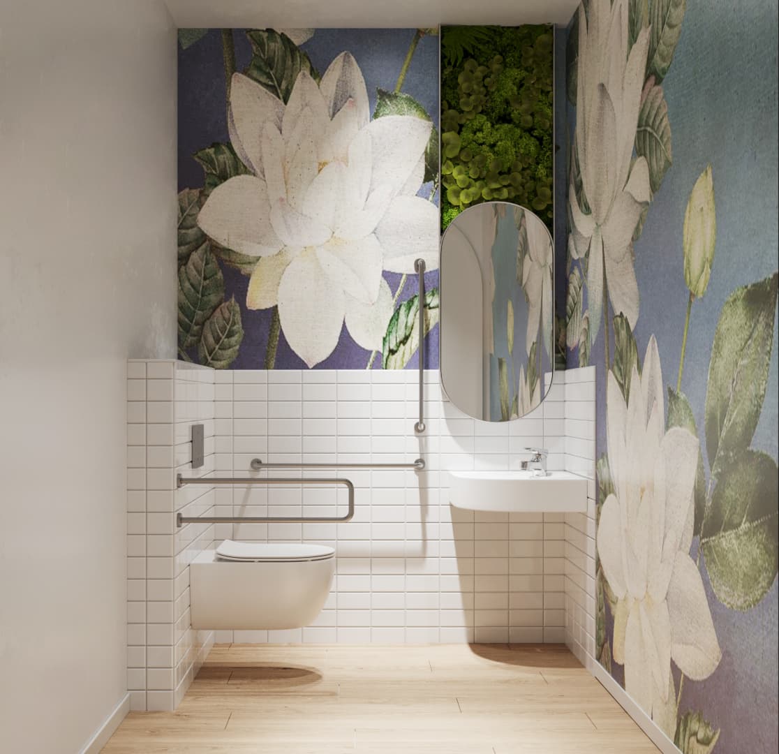 Accessible bathroom design