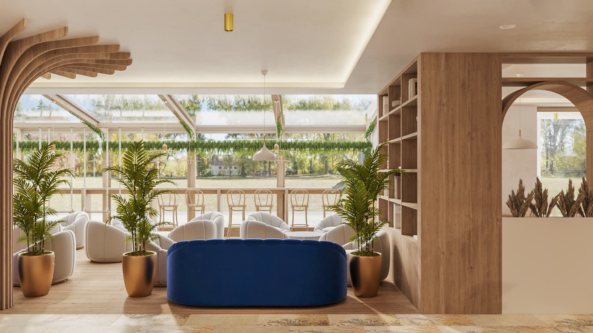 Lounge ambient lighting