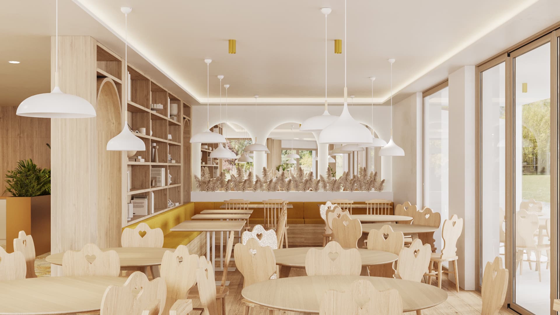 Interior spatial flow