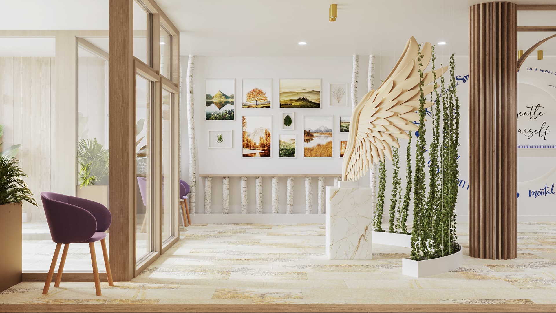 Reception design detail