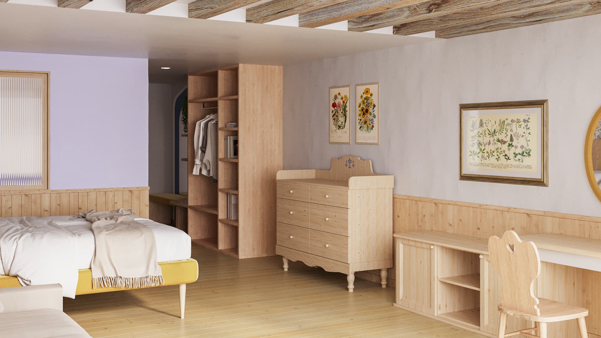 Botanical serenity room