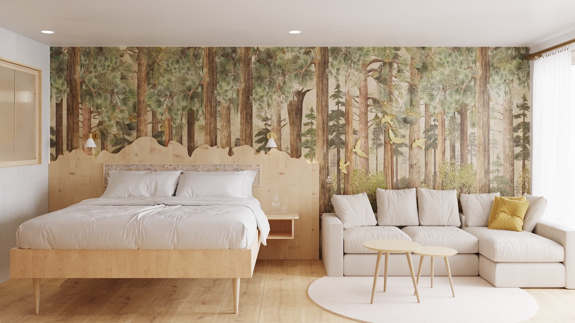 Forest immersion room