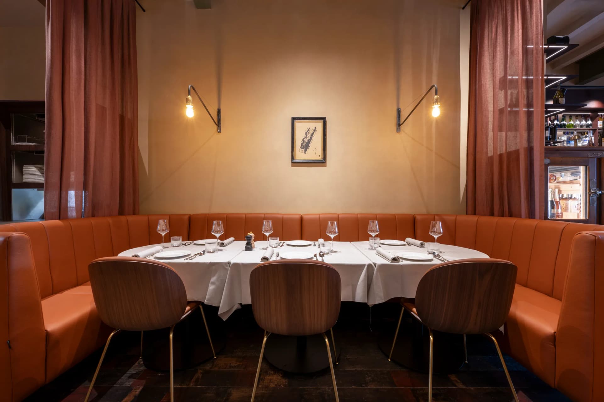 Completed Satkara Restaurant dining interior