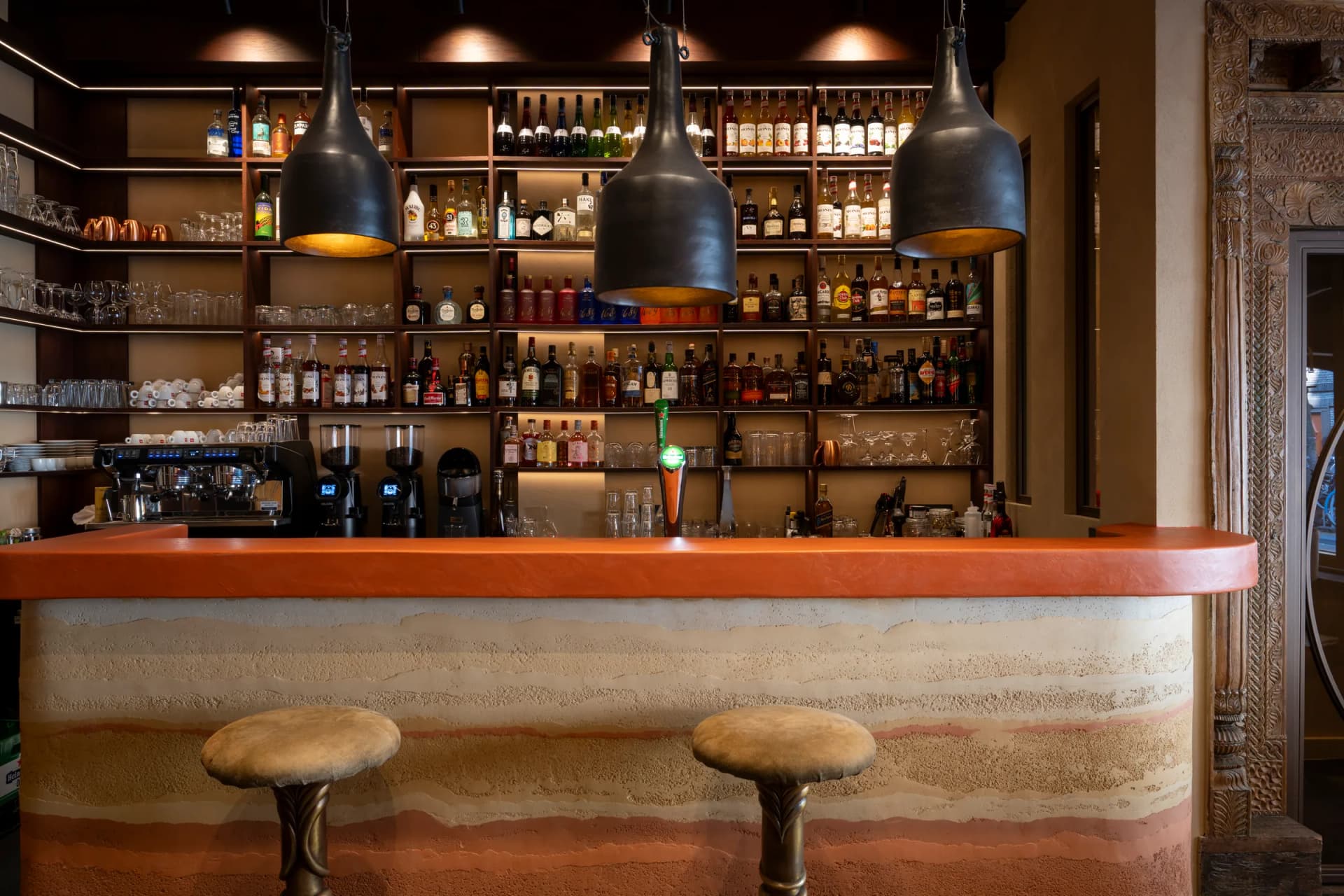 Handcrafted Satkara entrance bar