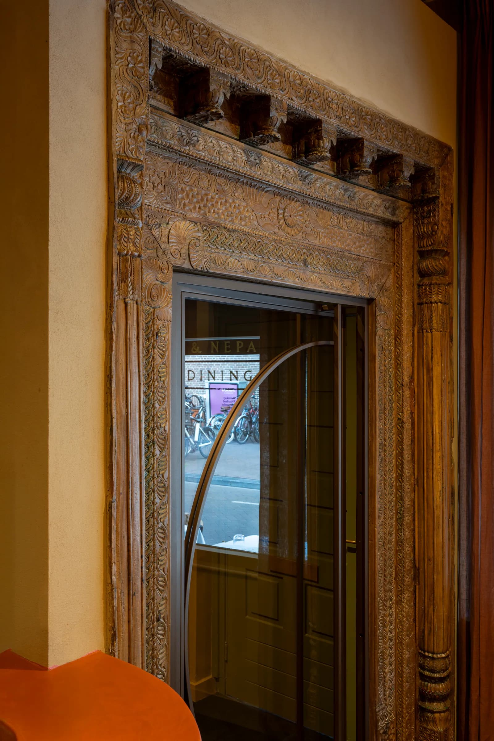 Bespoke material detail at Satkara