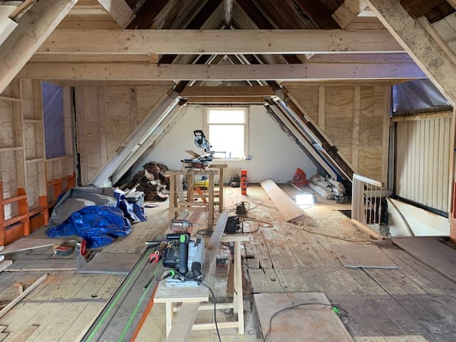 Construction in progress - Interior work