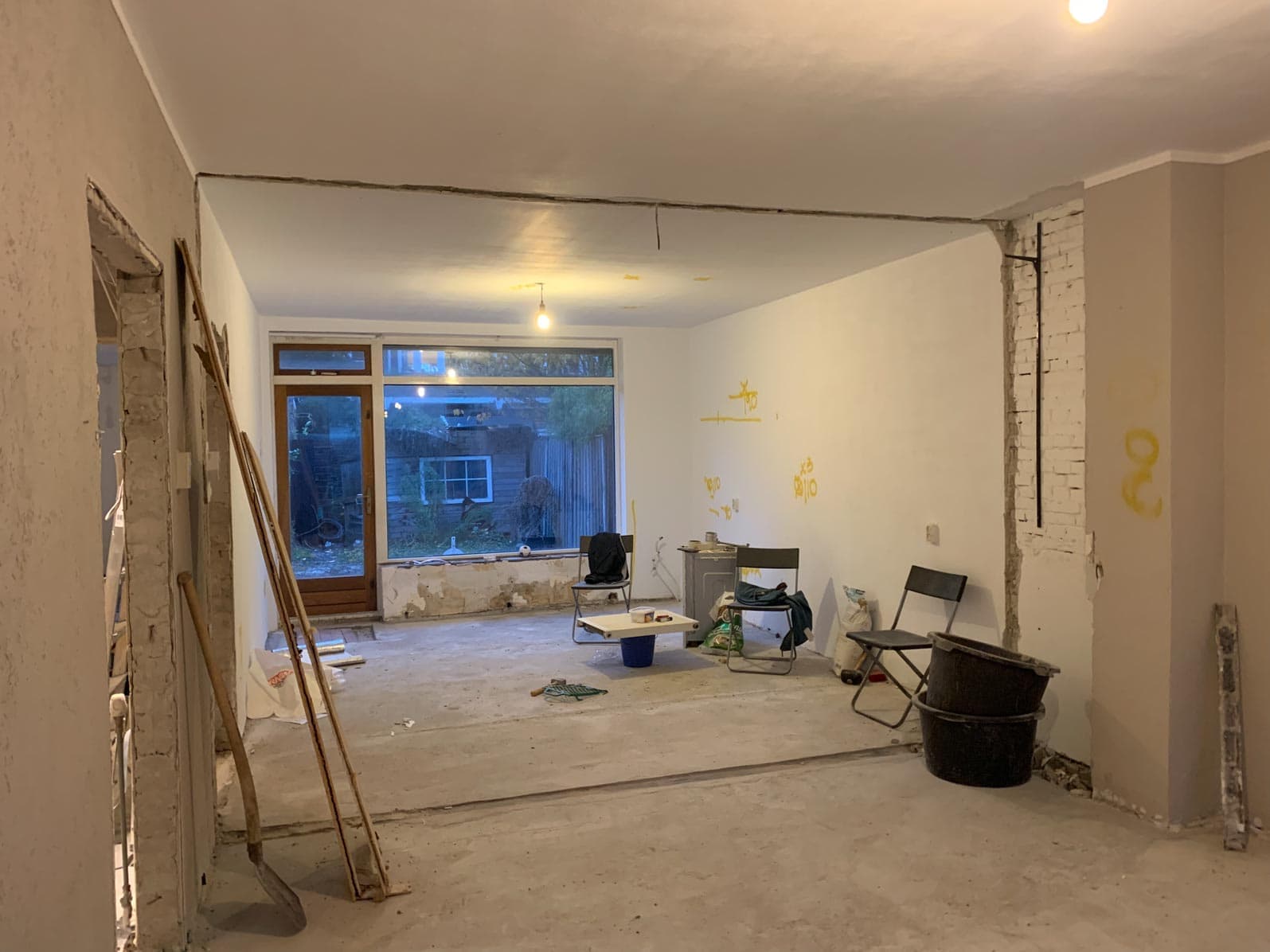 Before - Living area transformation
