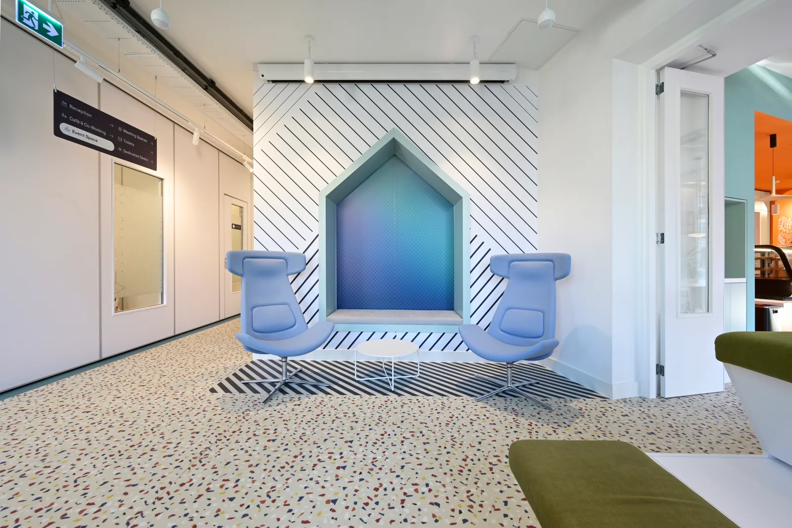 Unusual Spaces completed Utrecht workplace interior view 2