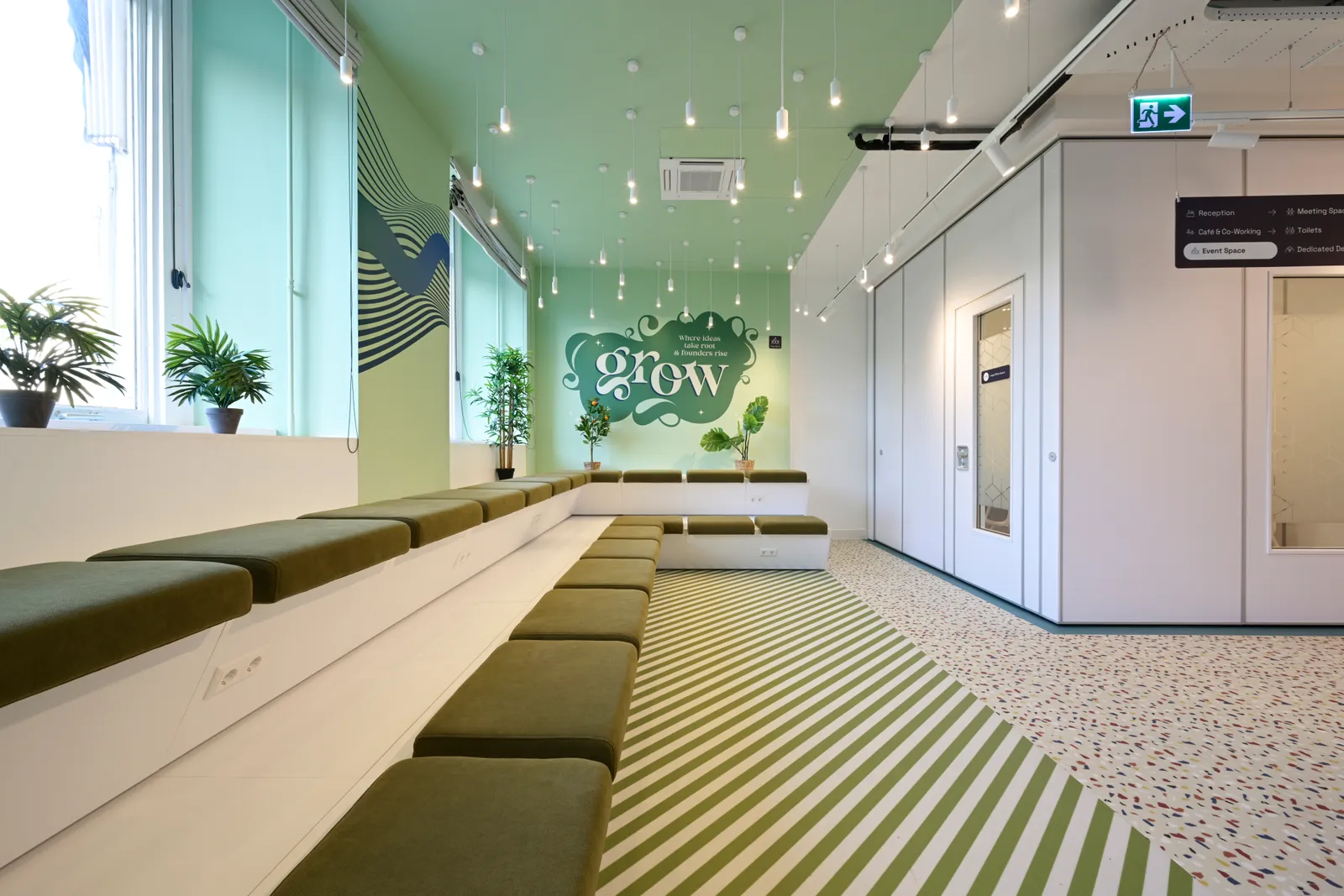 Unusual Spaces completed Utrecht workplace interior view 3