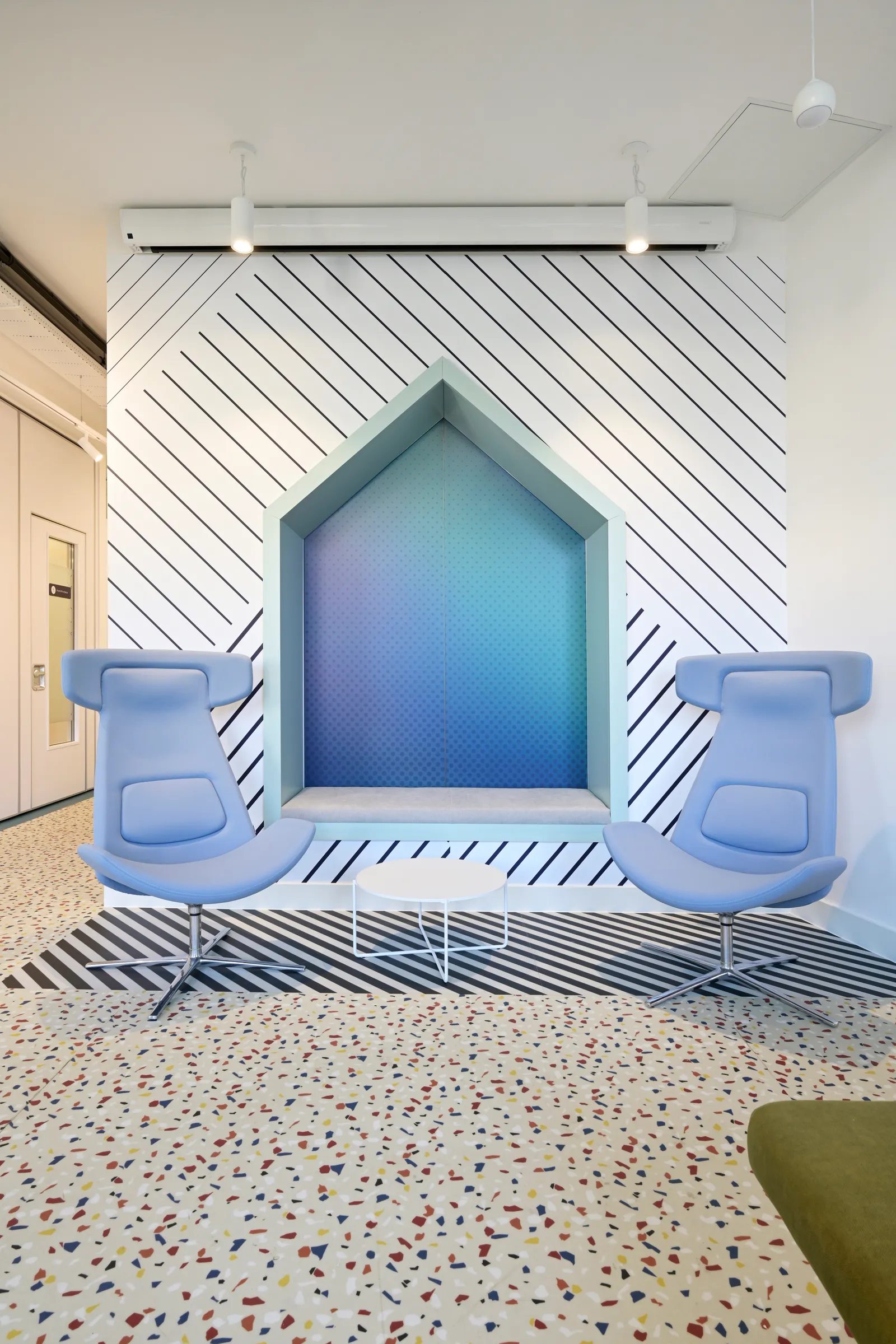 Unusual Spaces completed Utrecht workplace interior view 5