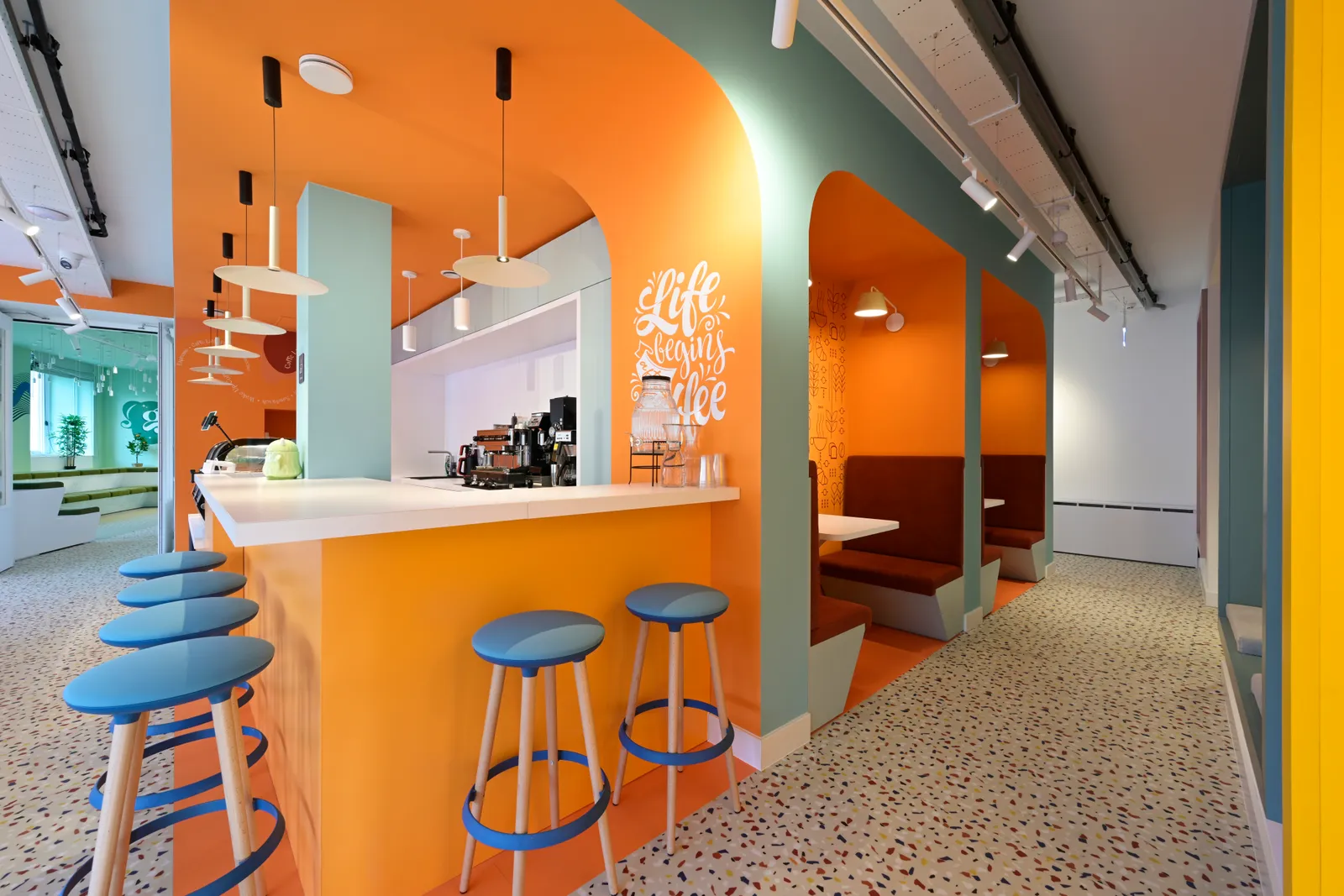 Unusual Spaces completed Utrecht workplace interior view 15