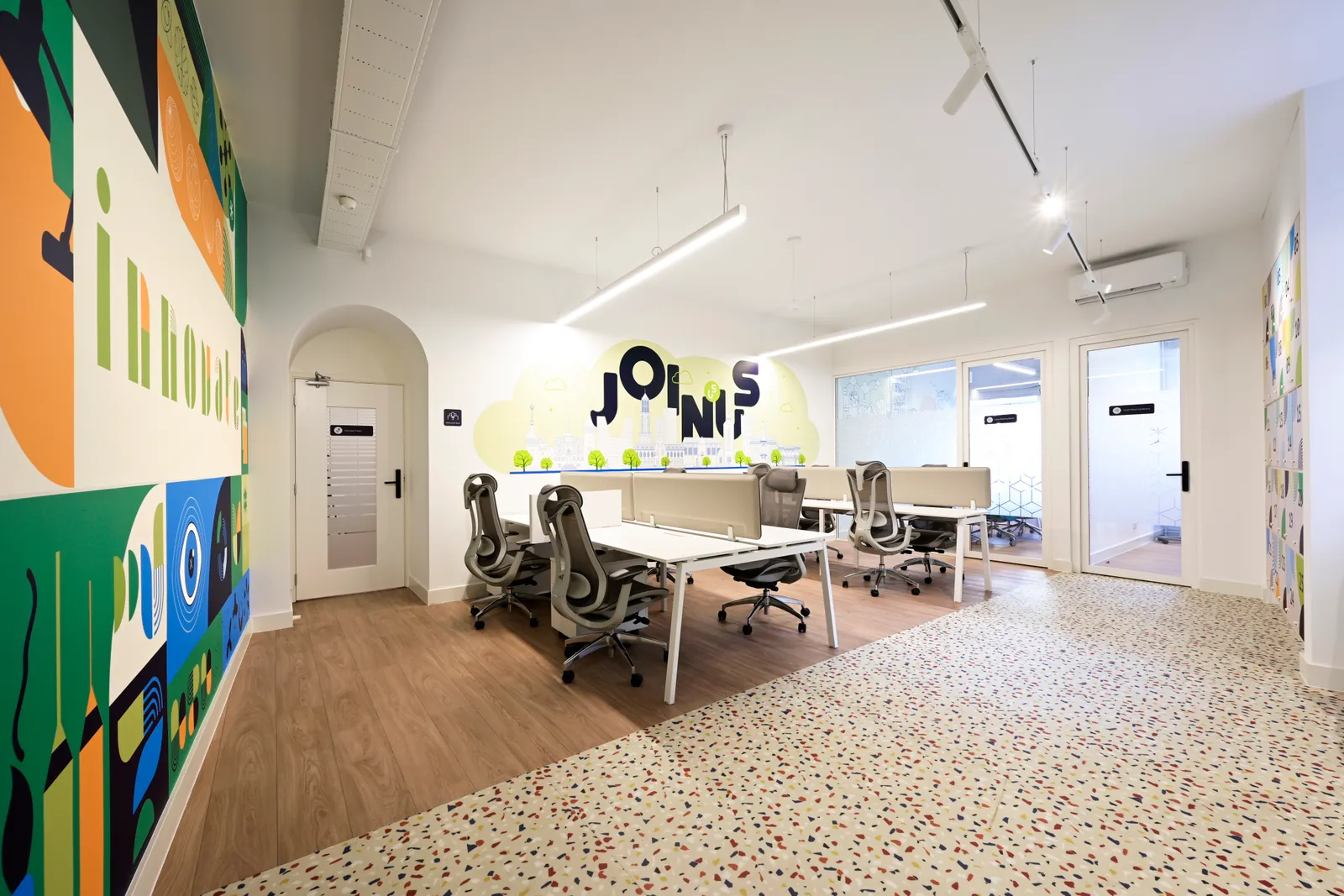 Unusual Spaces completed Utrecht workplace interior view 19