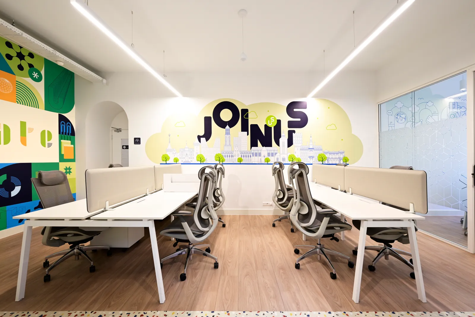 Unusual Spaces completed Utrecht workplace interior view 21