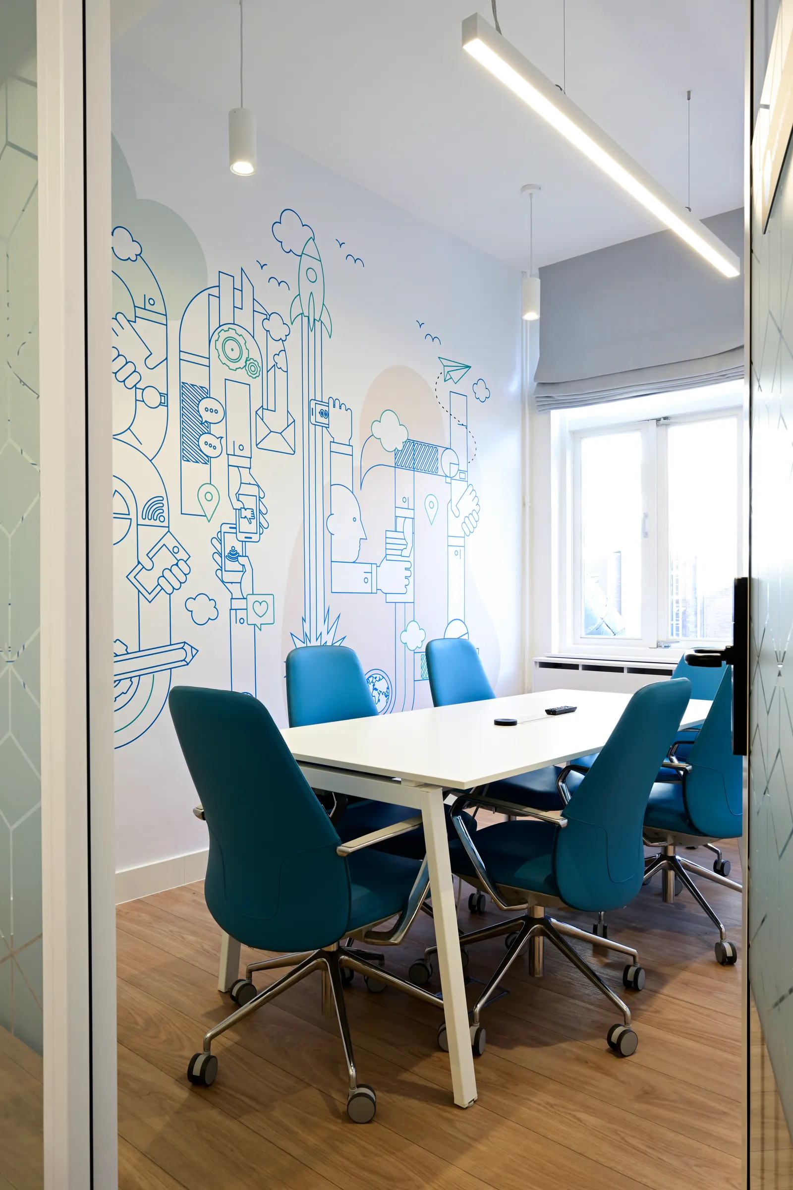 Unusual Spaces completed Utrecht workplace interior view 22