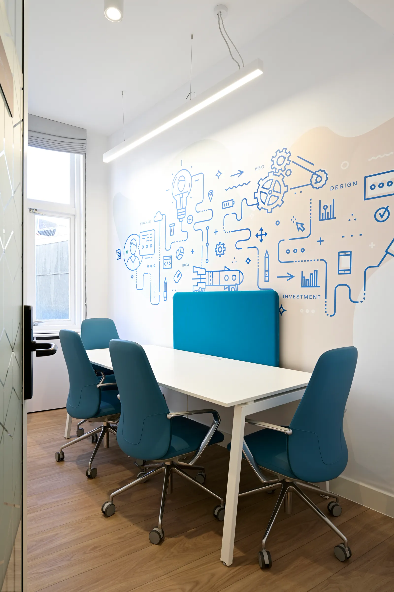 Unusual Spaces completed Utrecht workplace interior view 23