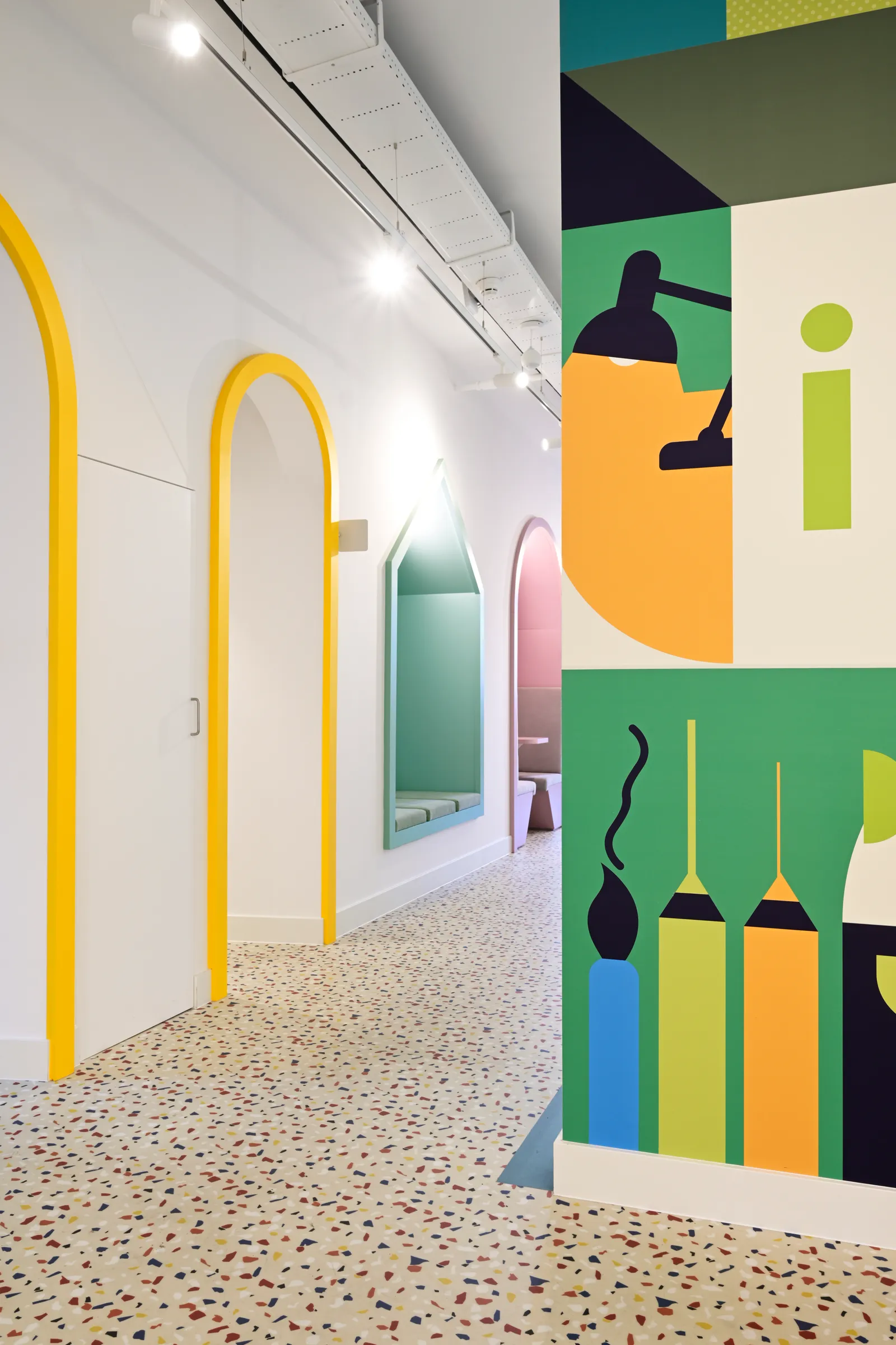 Unusual Spaces completed Utrecht workplace interior view 26