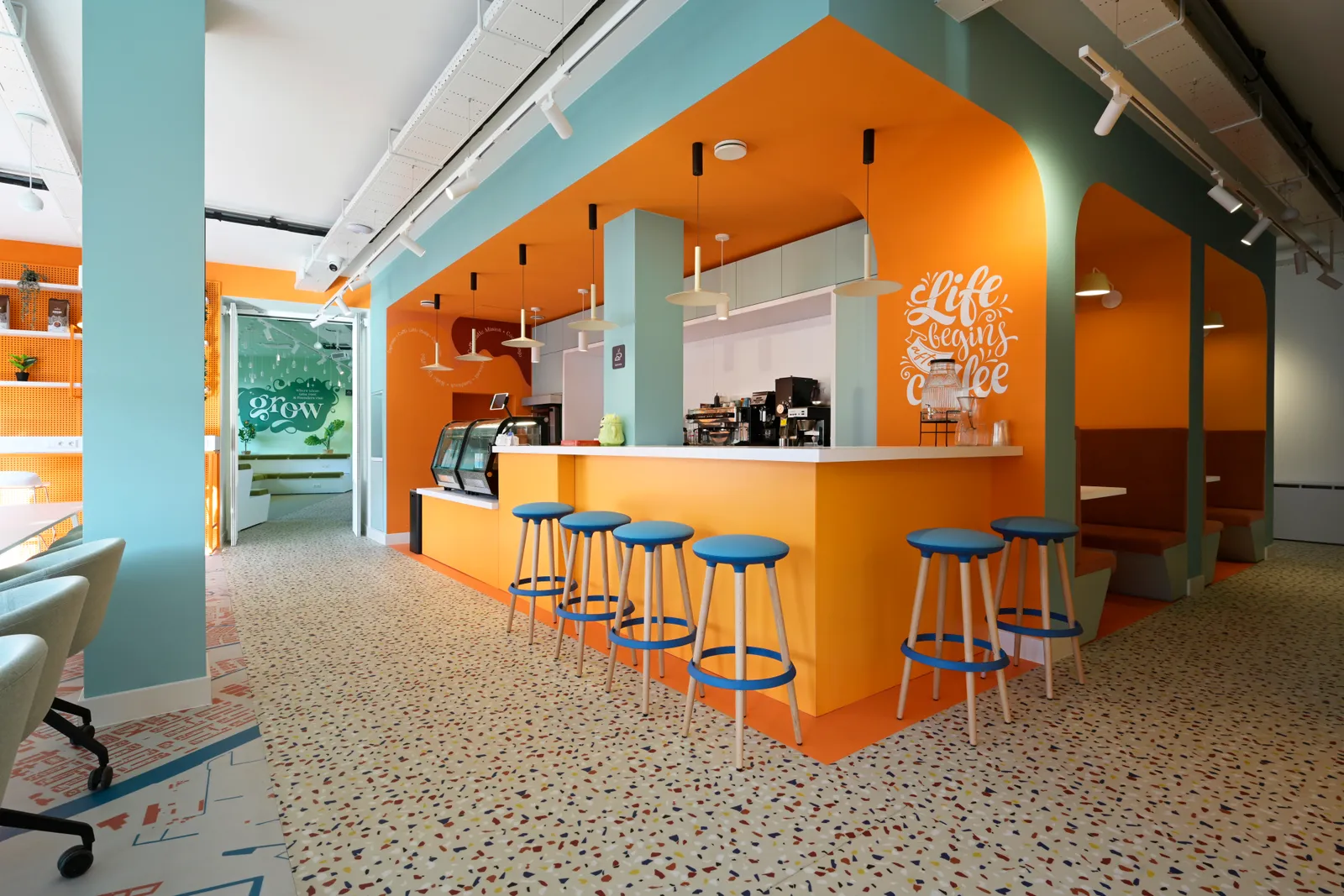 Unusual Spaces completed Utrecht workplace interior view 33