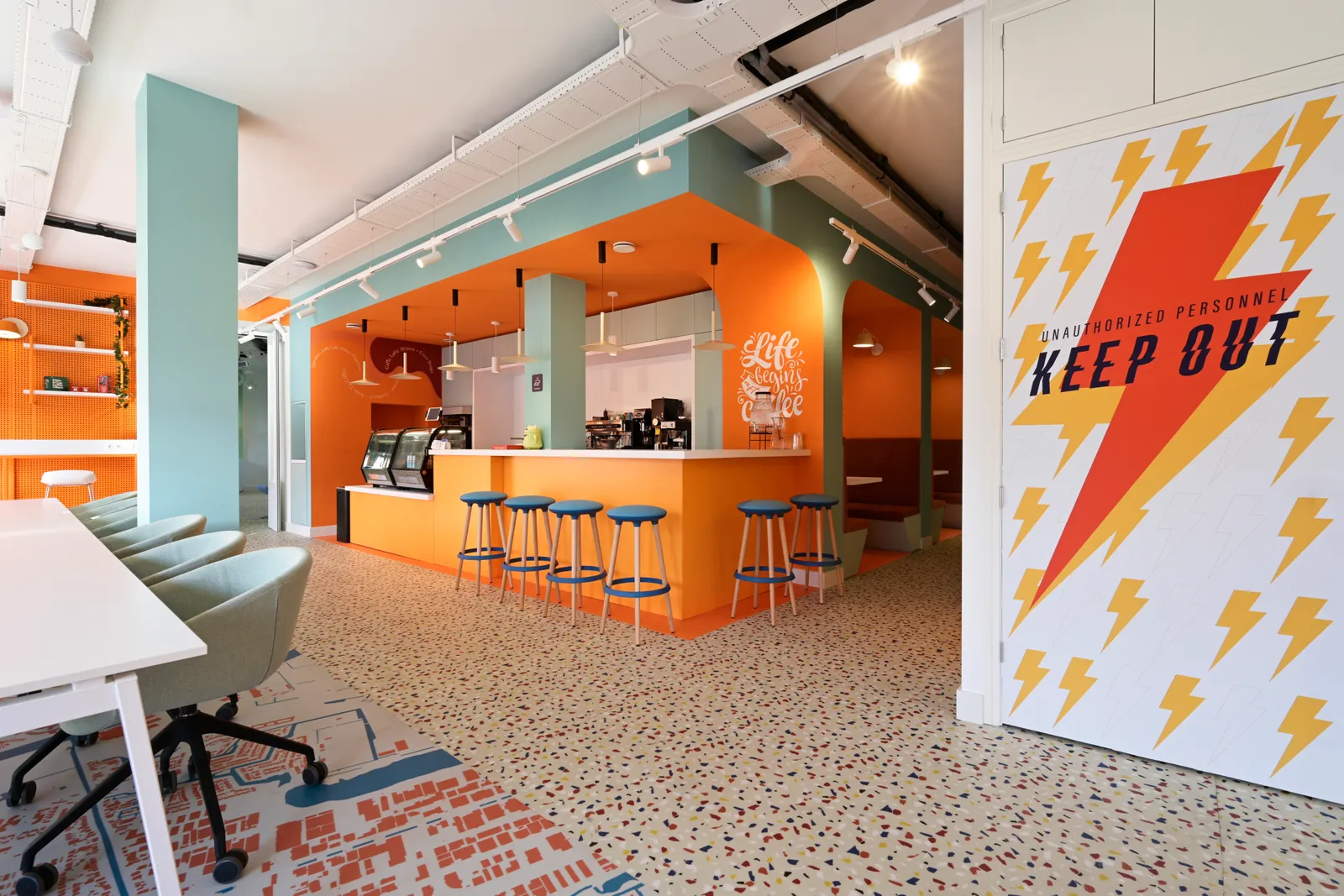 Unusual Spaces completed Utrecht workplace interior view 34