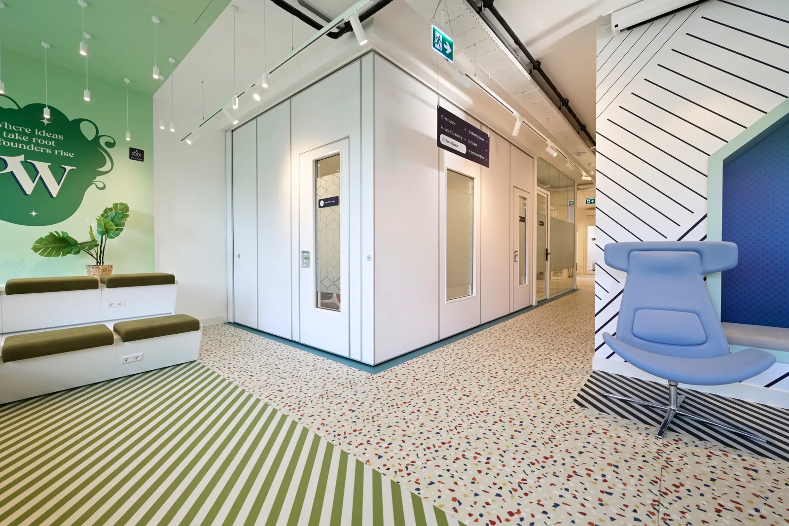 Unusual Spaces completed Utrecht workplace interior view 35