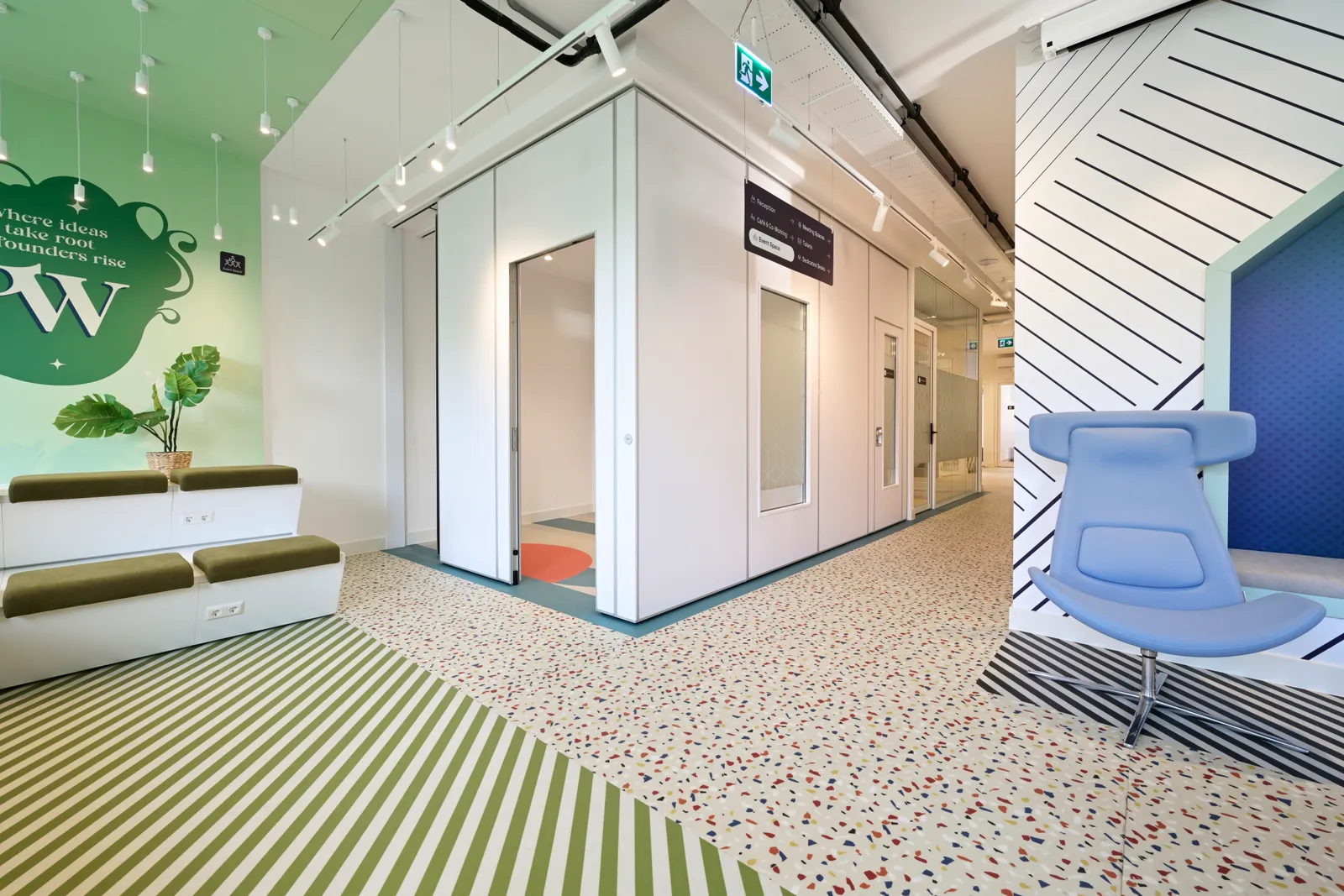 Unusual Spaces completed Utrecht workplace interior view 37