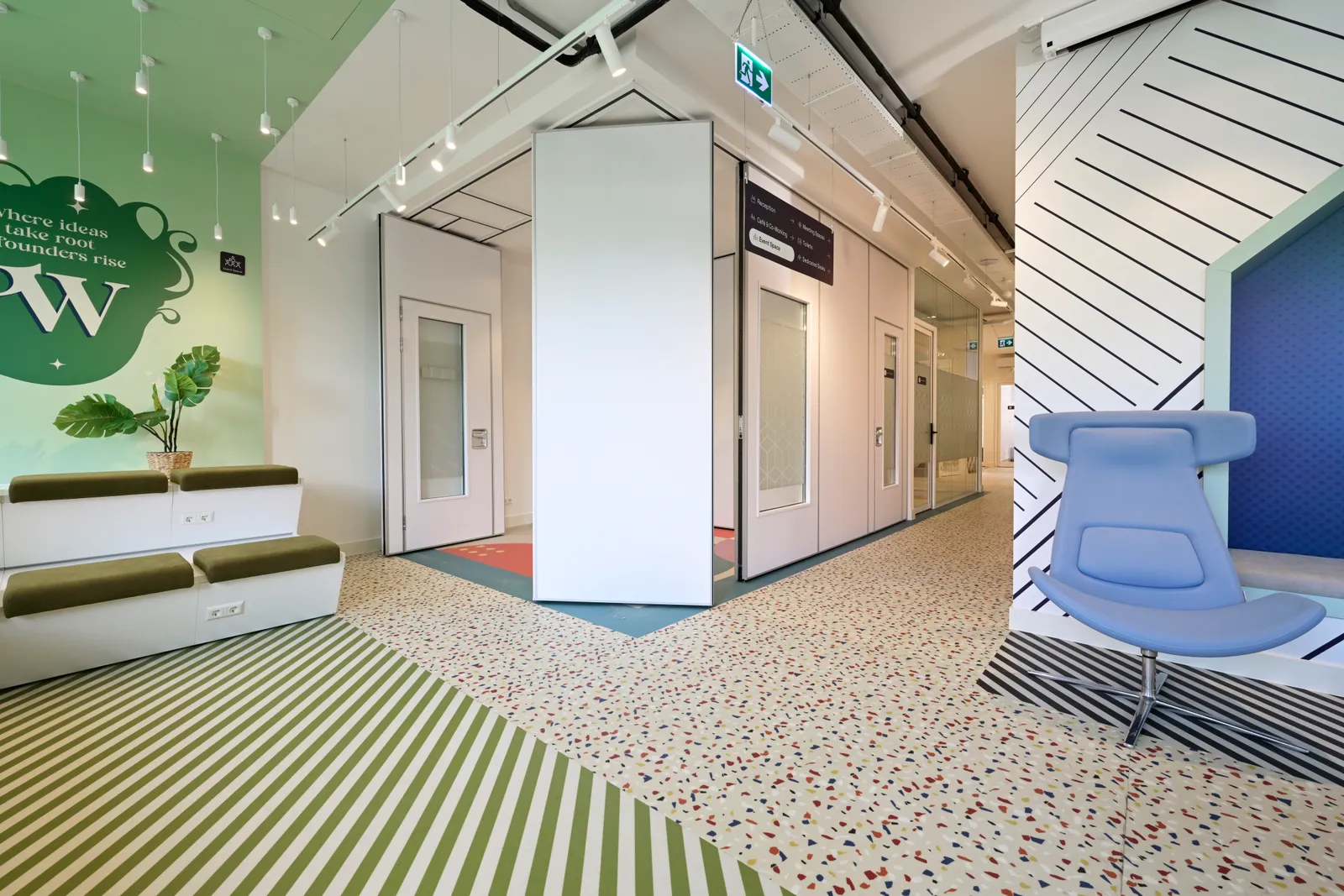 Unusual Spaces completed Utrecht workplace interior view 39