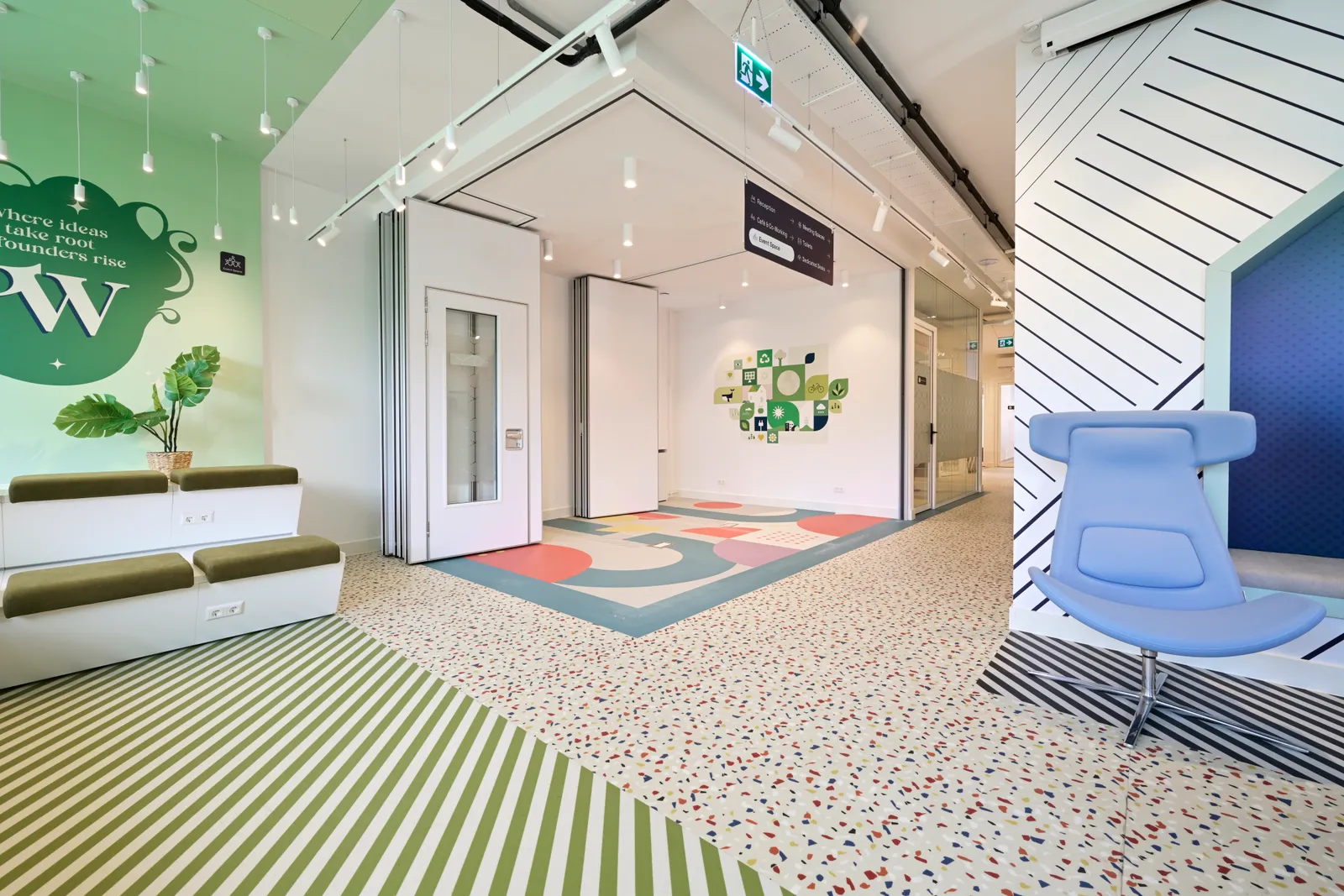 Unusual Spaces completed Utrecht workplace interior view 45