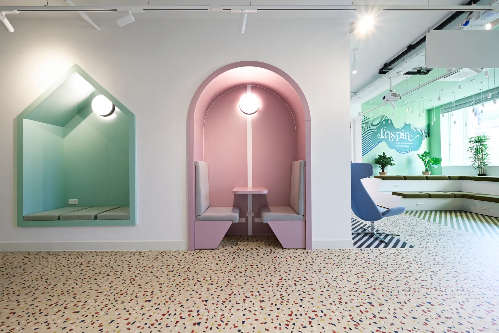 Unusual Spaces completed Utrecht workplace interior view 49