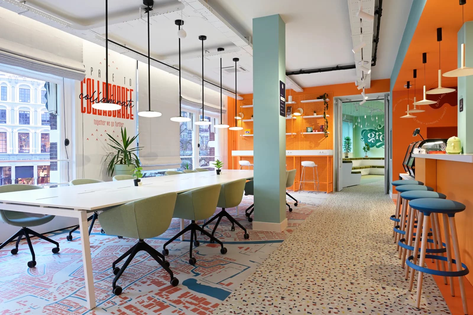 Unusual Spaces completed Utrecht workplace interior view 57