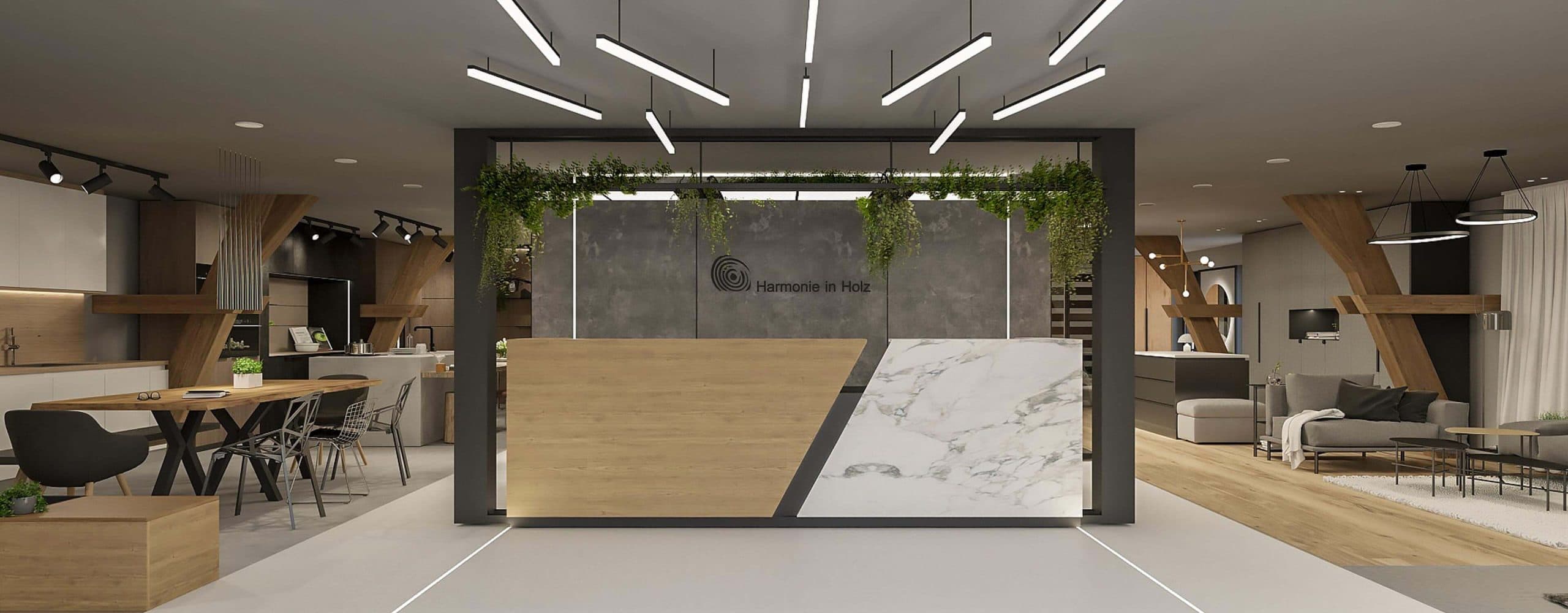 Harmonie in Holz Showroom Concept Hero Image